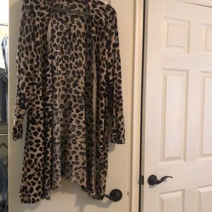Torrid size 4 Lightweight Animal Print Sweater
